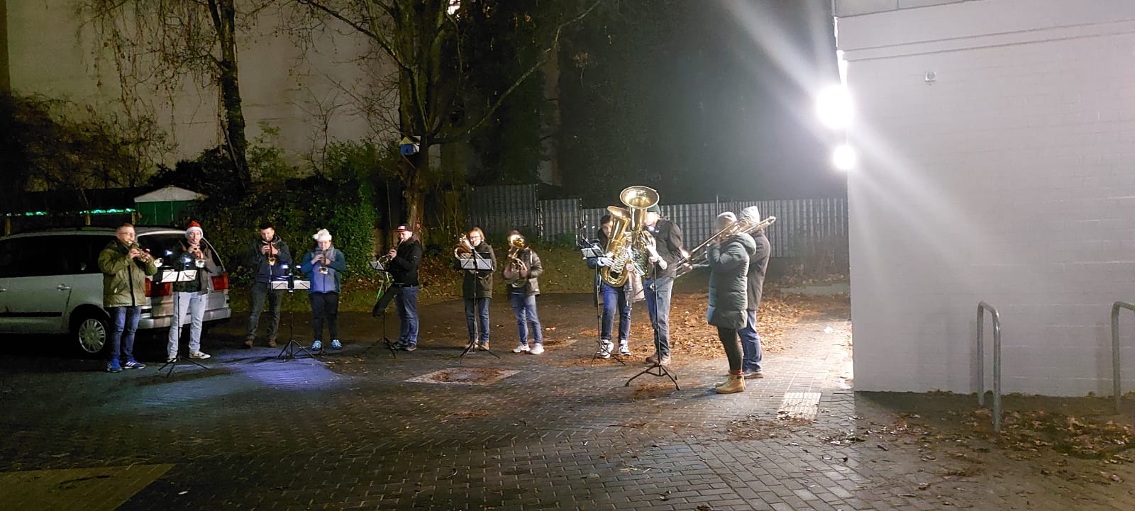 Weihnachtsständchen im Namen der Bürgerstiftung Berlin